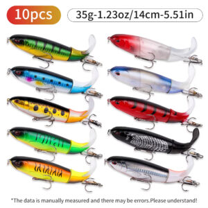 10 tk Elutruu pinnalandi komplekt (35g, 14cm)